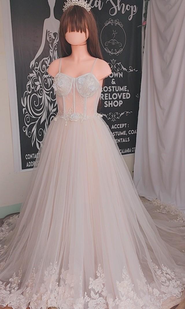CHAMPAGNE CORSET GOWN