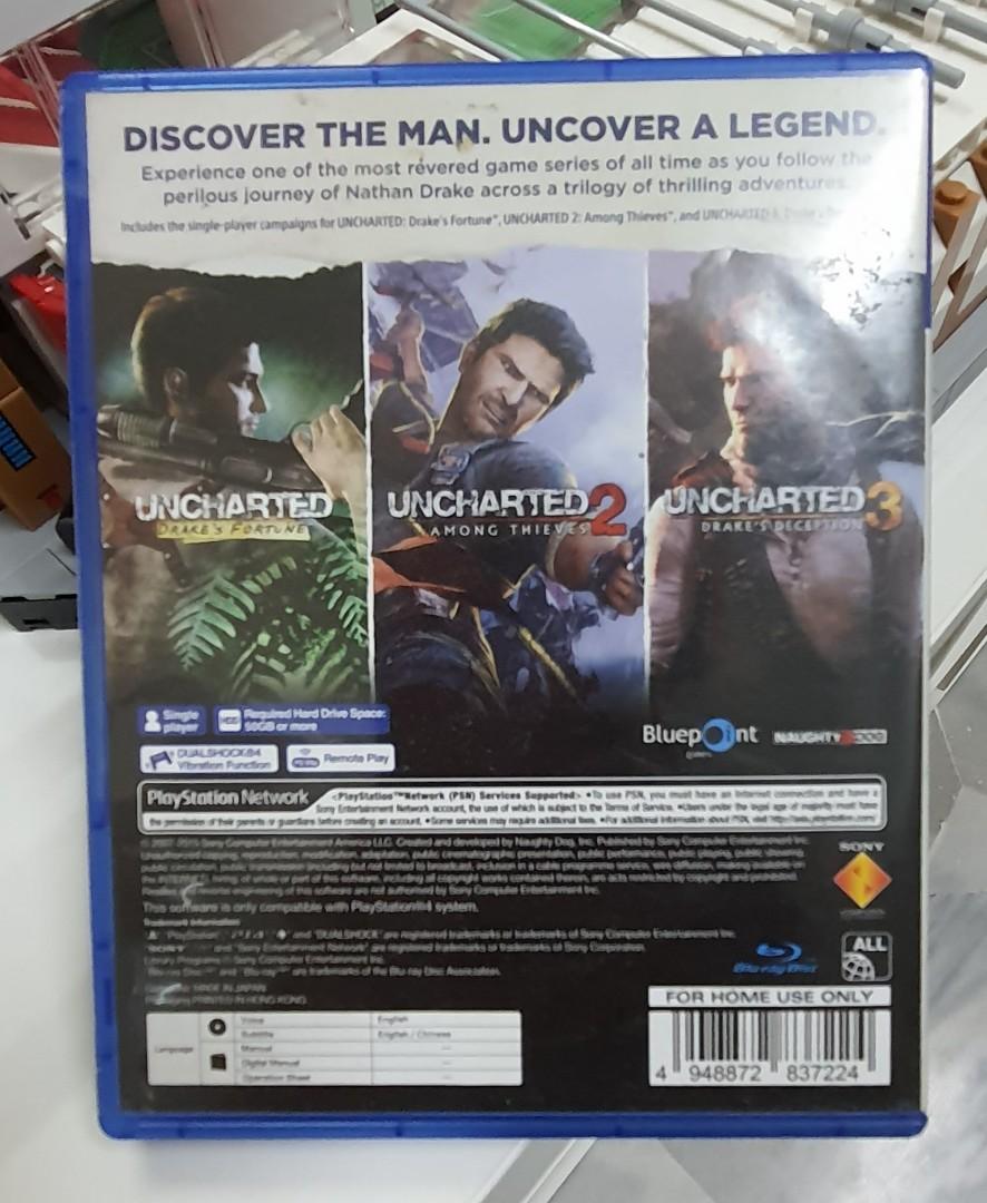 Psn uncharted collection online