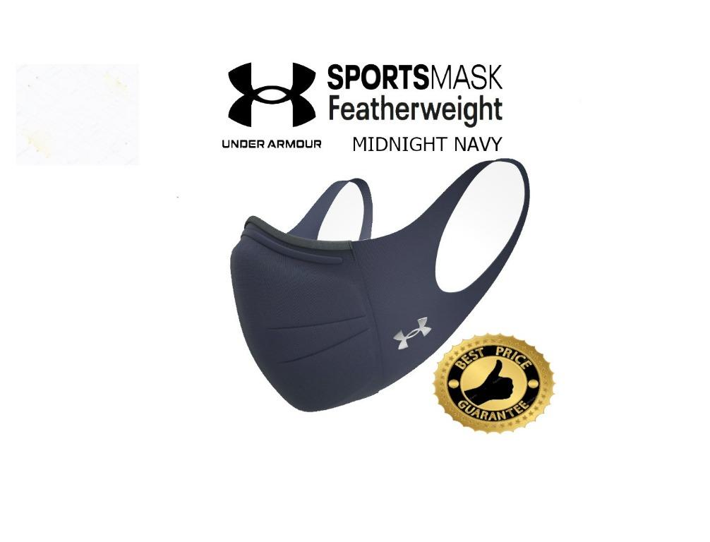 UNDER ARMOUR Sports Mask Featherweight Midnight Navy, Luxury ...