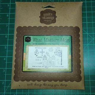 Unity Stamp Company Scrapbook Rubber Stamps