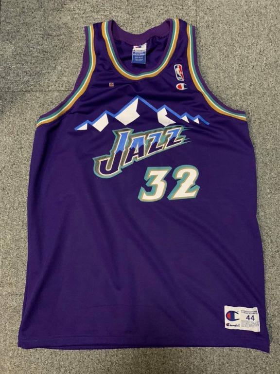 Utah Jazz Jersey (Champion), Men's Fashion, Activewear on Carousell