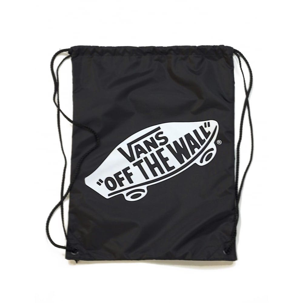 black vans drawstring bag