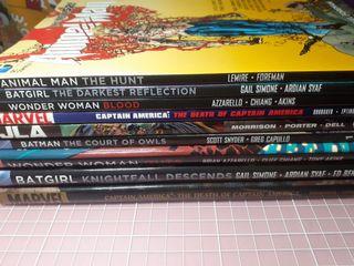 Various Marvel and DC Graphic Novels, TPBs and HCs