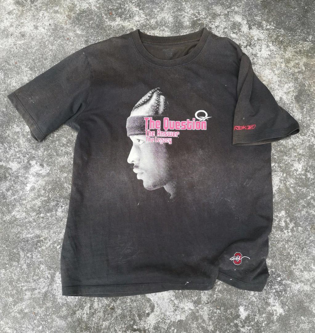 Vintage Allen Iverson reebok Men s Fashion Tops Sets Tshirts