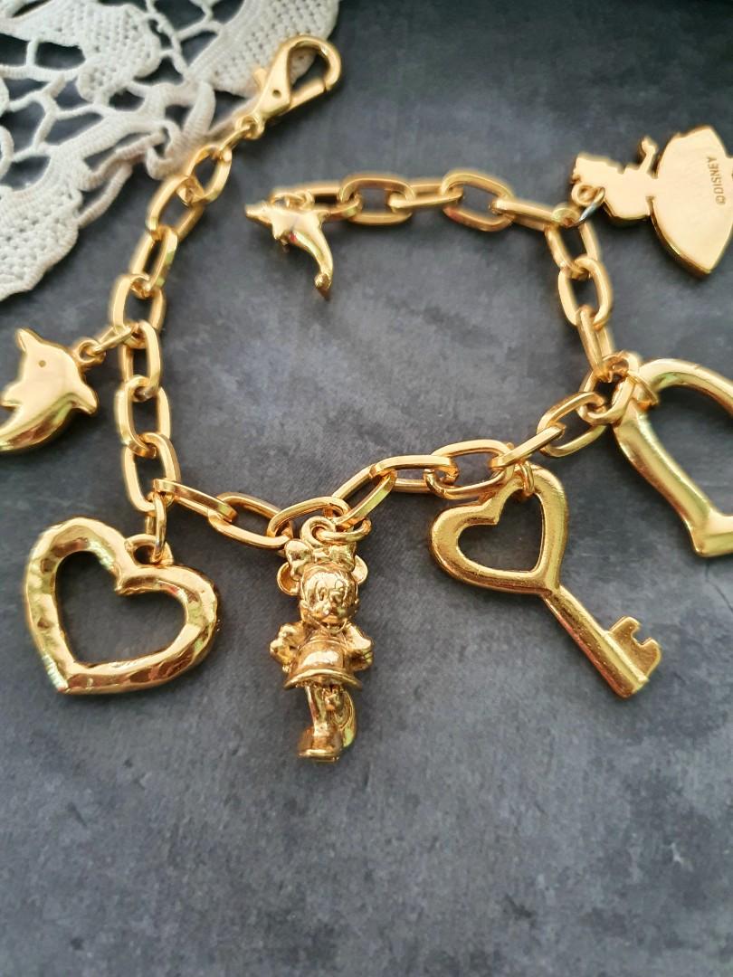 Vintage disney charm clearance bracelet