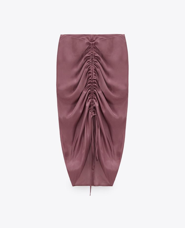 Zara skirt rok satin #zara #mango 