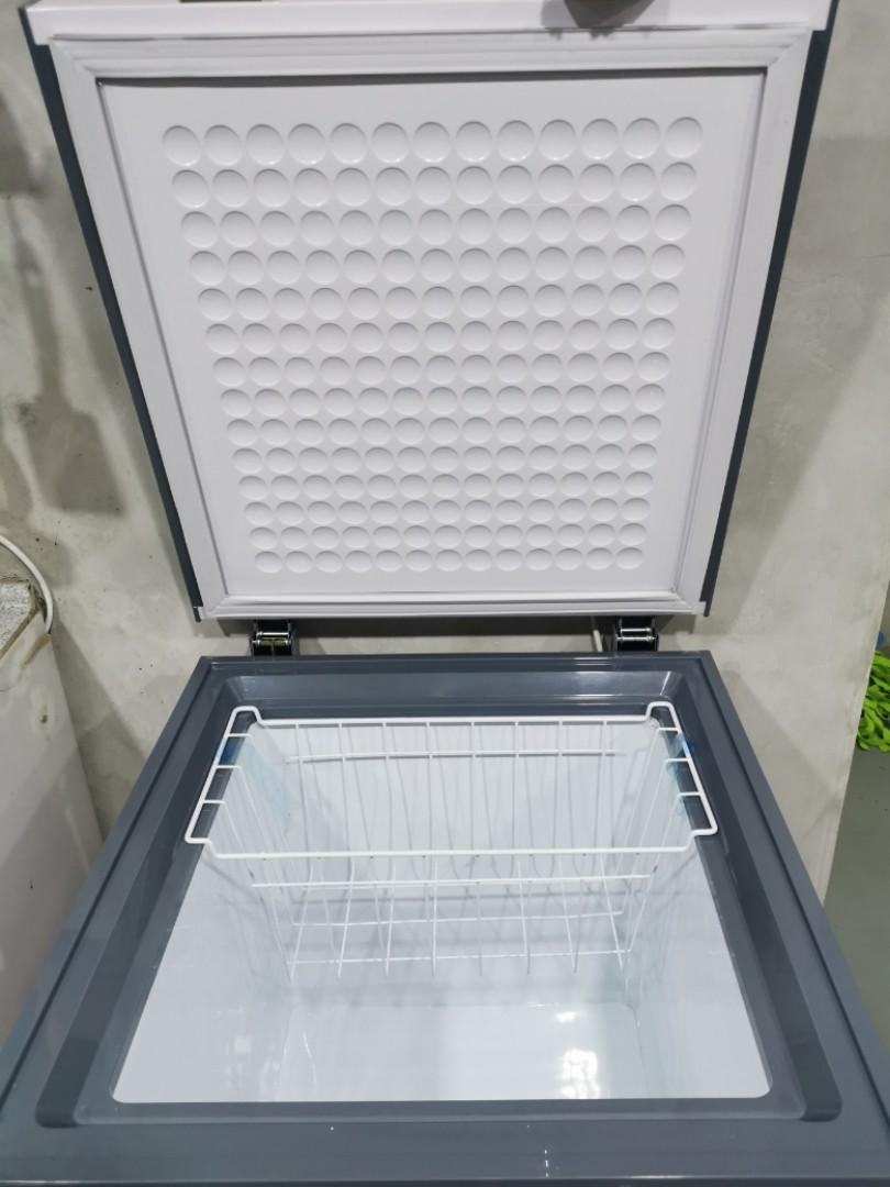 (130 LITRE) Berjaya Premium Chest Freezer BJYCFSD100AR6 (White), TV