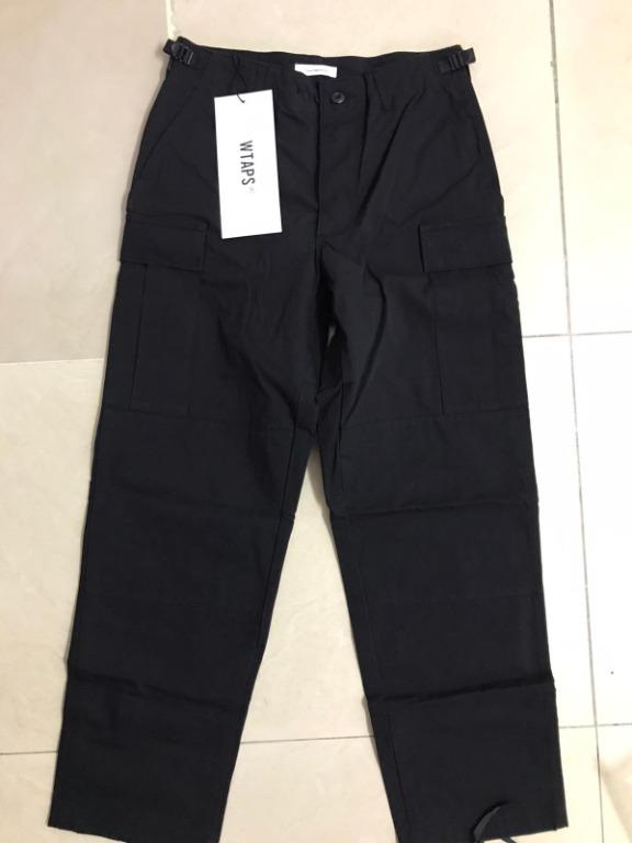 19SS WTAPS MILL JUNGLE/TROUSERS.NYCO.RIPSTOP S碼01 SIZE 全新黑色軍褲, 男裝, 褲＆半截裙,  長褲- Carousell