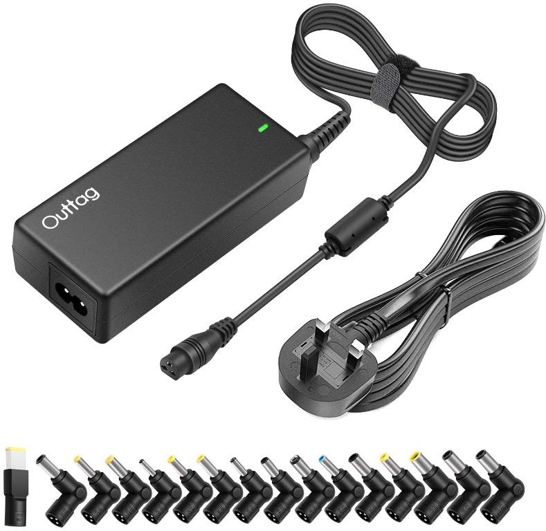 3202 Outtag 65W Universal Laptop Charger UK Plug AC Adapter Power Supply  15v-20V PSU Replacement for Lenovo Asus Acer Dell HP Toshiba Sony IBM  Samsung Fujitsu Hitachi Automatic Voltage w/ 16 Connectors,