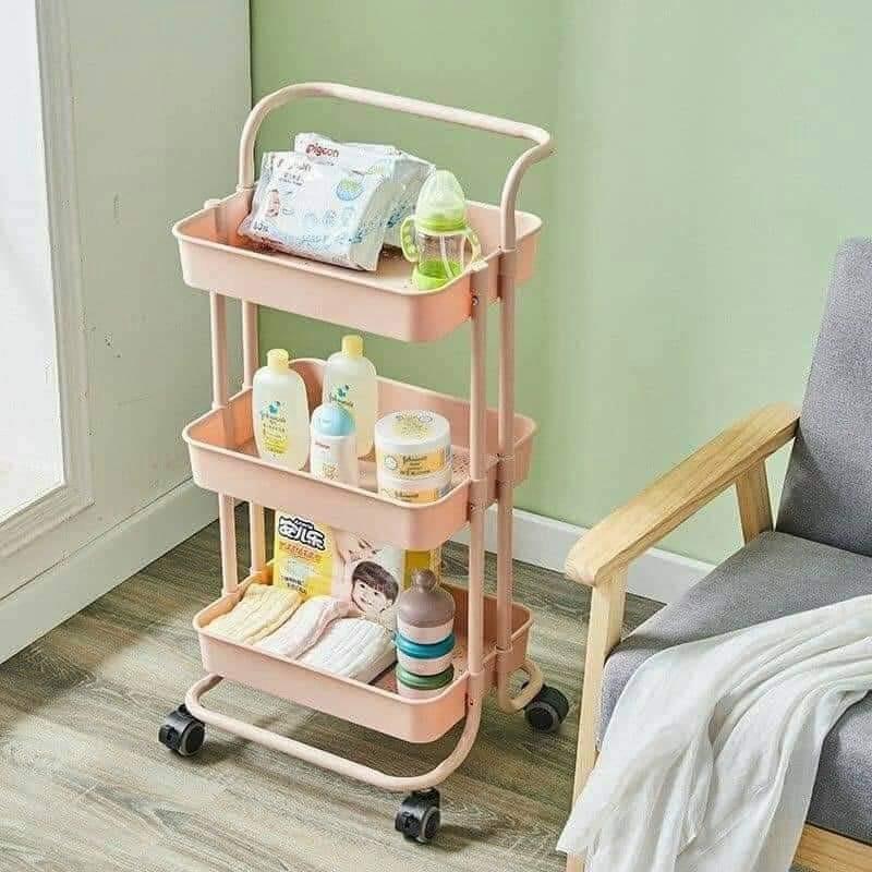 3 Layer Trolley Cart (Category: Storage Boxes & Baskets) located in Manila. Submitted by saguittarian06 (Listing ID 1107478917, Image 3). Description: ₱680 3 Layer Trolley Cart -Multipurpose Storage -Trolley Carbon Steel Cart -Simple Fashion Beauty Salon -Spa Professional -Cosmetics Organizers -Vegetables Organizer -Bathroom Organizer -ABS Materials color:pink,green,white,black.