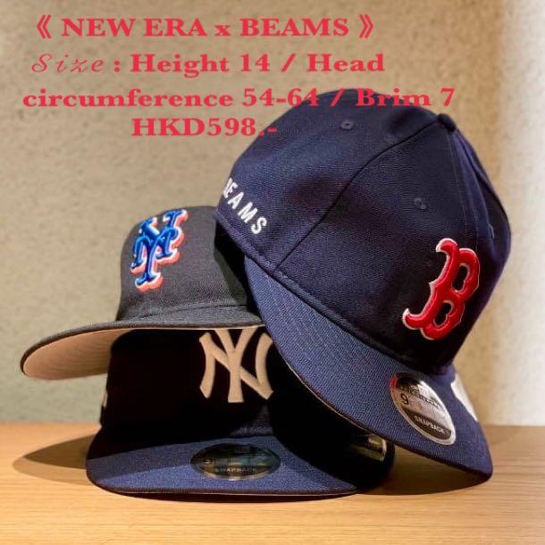 NEW ERA x BEAMS 】 《 別注合作版9Fifty Retro Crown Cap 》, 男裝