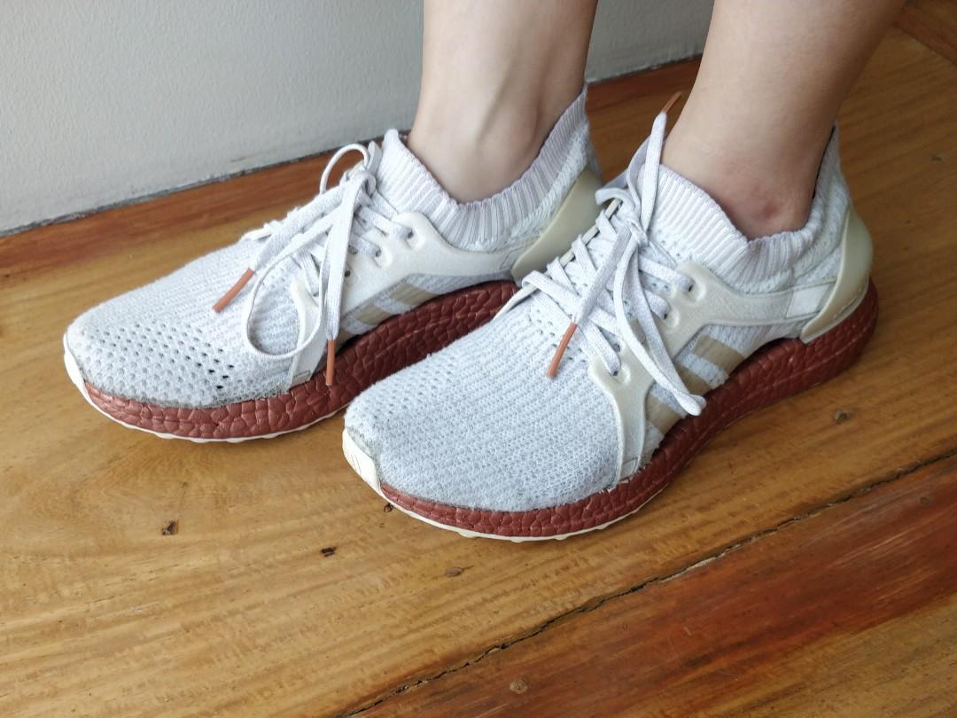 Adidas Ultraboost X LTD in White Rust Women s Fashion Footwear