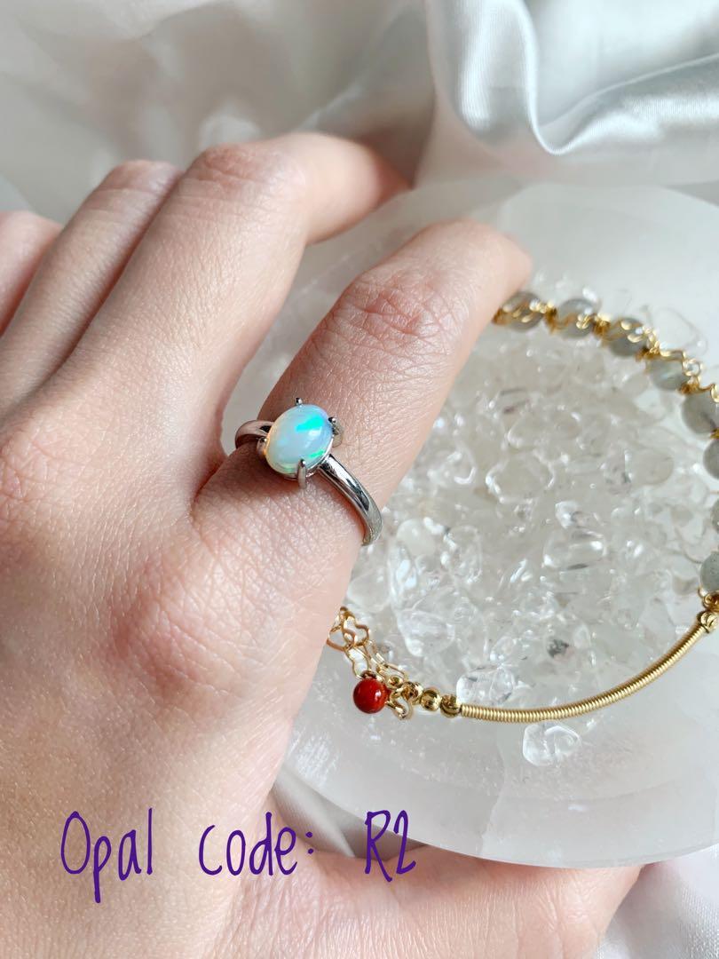 Adjustable Crystals Rings