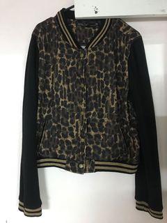 Animal print leopard jacket
