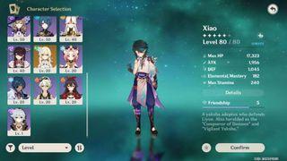 AR 50 Xiao acc with keqing and skyward spine Asia server