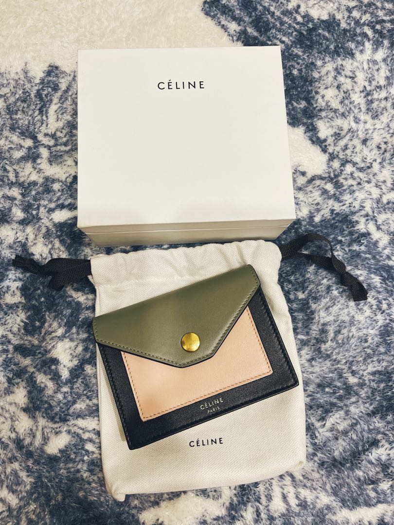 celine envelope card holder