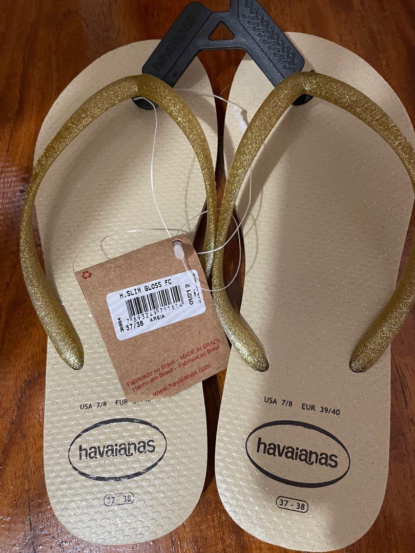 Authentic Havaianas brand new 37-38 (Category: Slippers and slides) located in Catarman. Submitted by bibiemarg (Listing ID 1107558387, Image 2). Description: Reason for selling: bought the wrong size, doesn’t fit on me.