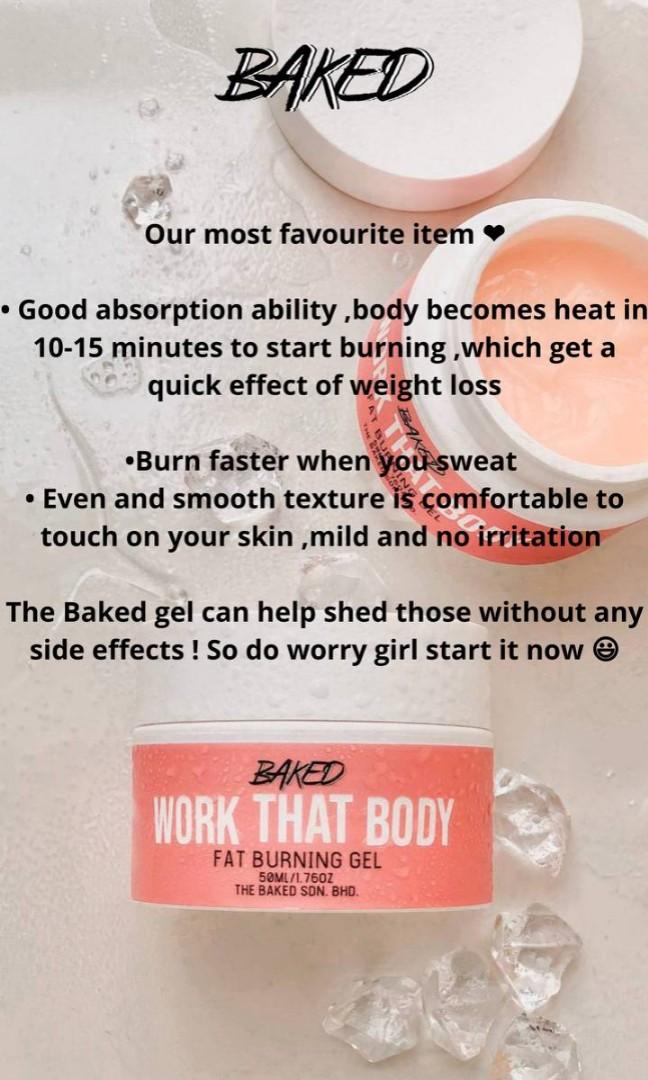 baked fat Burning gel, Beauty & Personal Care, Hands & Nails on Carousell