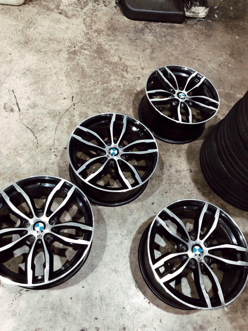 BMW M performance rim 18” 120x5, Car Accessories, Tyres & Rims on Carousell