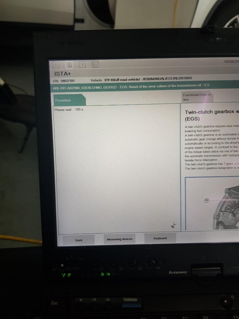 BMW X1 F48 B48 TRANSMISSION OIL FLUSHING AND SPARK PLUGS REPLACEMENT