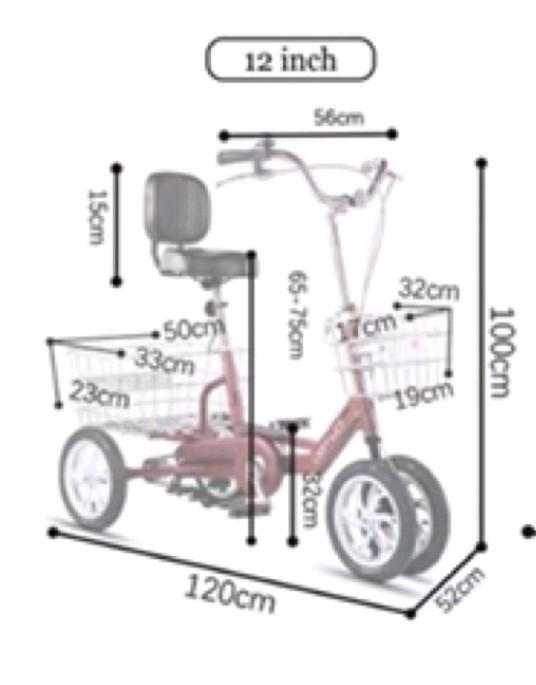 Brand new Tricycle for adults with 4 wheels, Sports Equipment, Bicycles & Parts, Bicycles on