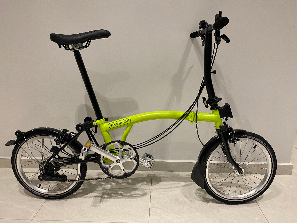 Brompton lime outlet green