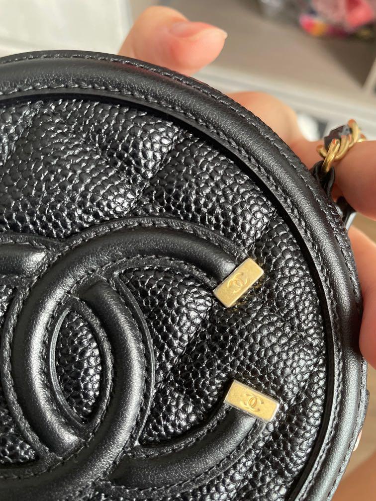 Chanel round sling bag, Women's Fashion, Bags & Wallets, Crossbody Bags on Carousell