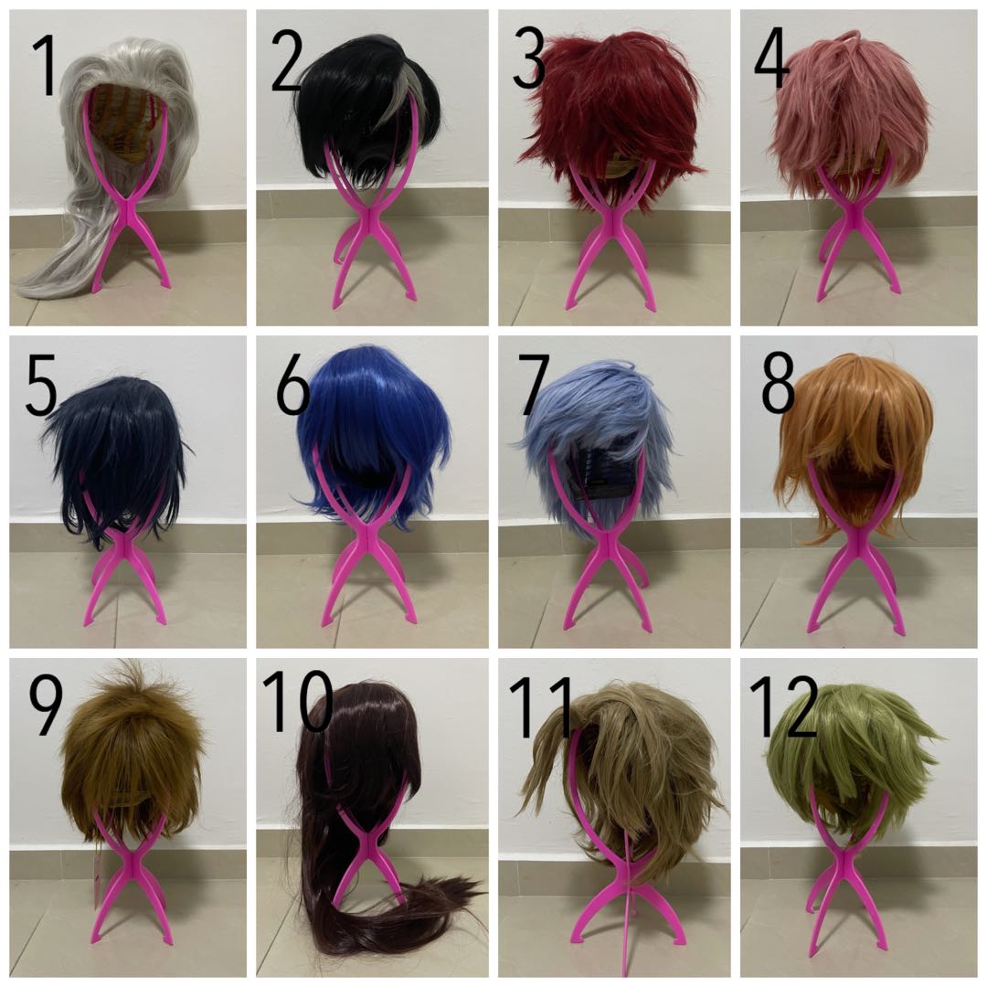 Free cosplay wigs outlet