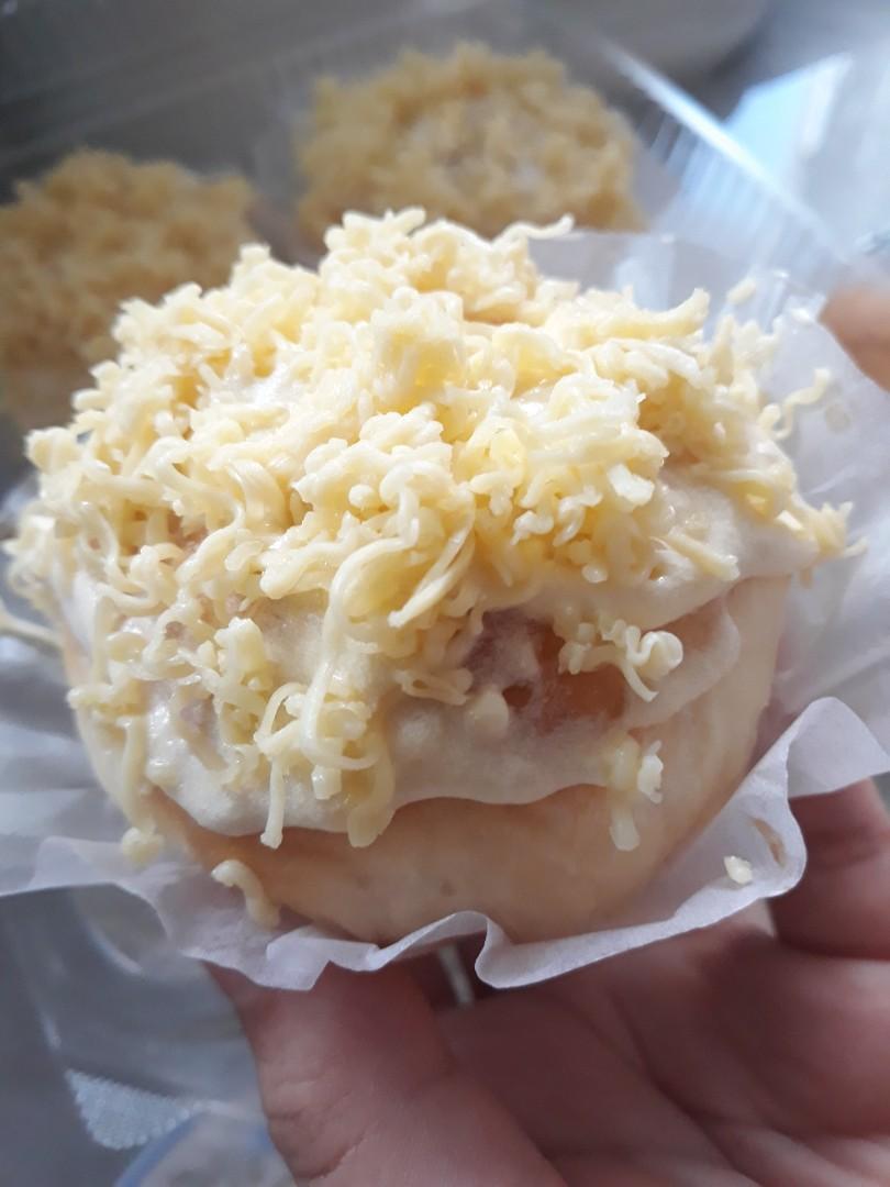 Creamy Ensaymada with Cream Cheese Filling, Food & Drinks, Homemade