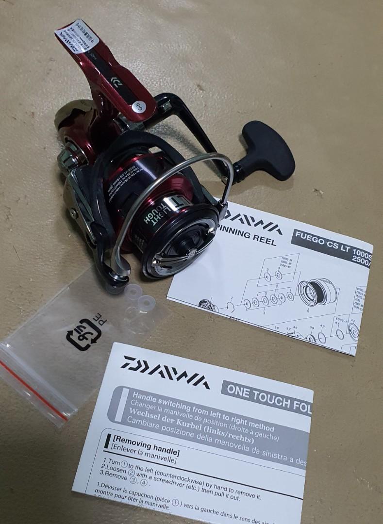 DAIWA FUEGO LT 4000 Spinning Fishing reel, Sports Equipment