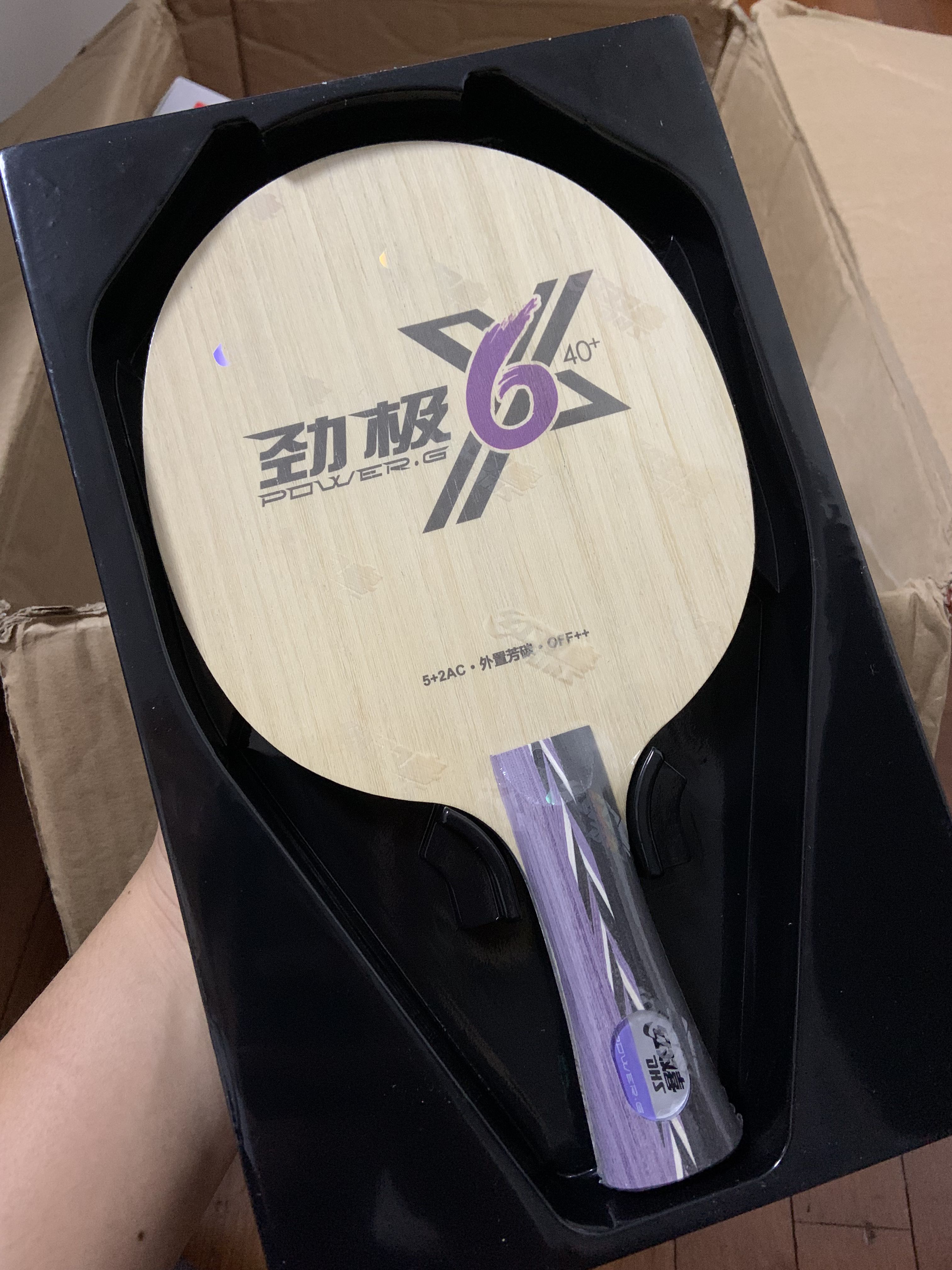 DHS PG 6X Viscaria Clone (Table Tennis Blade), Sports Equipment, Sports