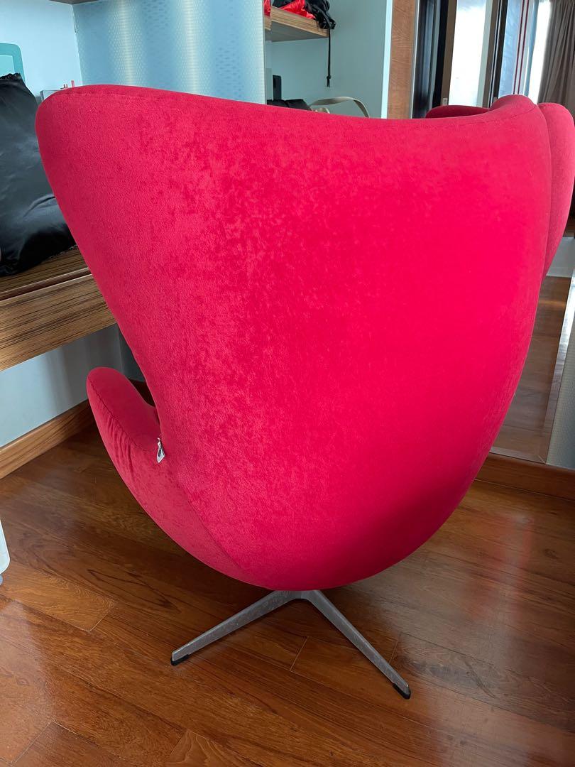 Egg lounge Chair, Furniture & Home Living, Furniture, Chairs on Carousell