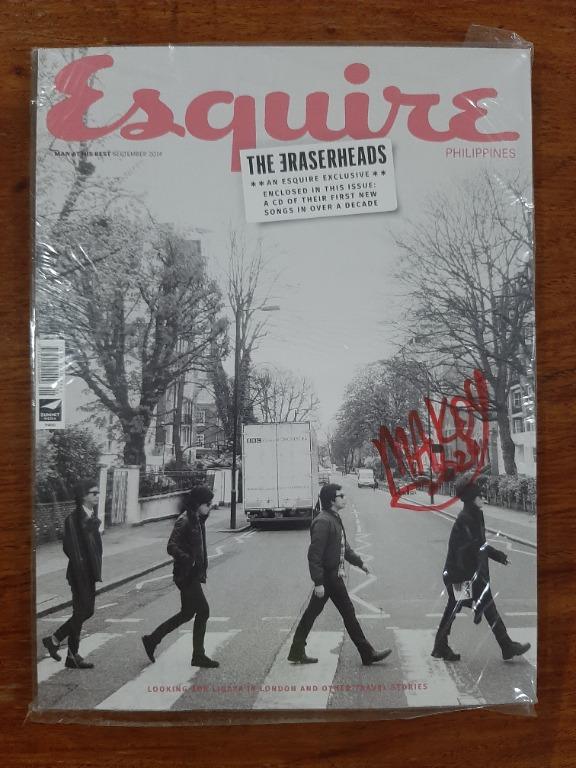 ERASERHEADS Esquire autographed (Category: Magazines) located in Quezon City. Submitted by ubercollect (Listing ID 1107568106, Image 1). Description: They’re back and stronger than ever!! ERASERHEADS fans, this is what you've been waiting for!! Add this autographed ERASERHEADS Esquire Magazine from 2014 to your collection! Perfect starting point if you wish to collect all the eheads autographs. This would make a great accent piece for your librar