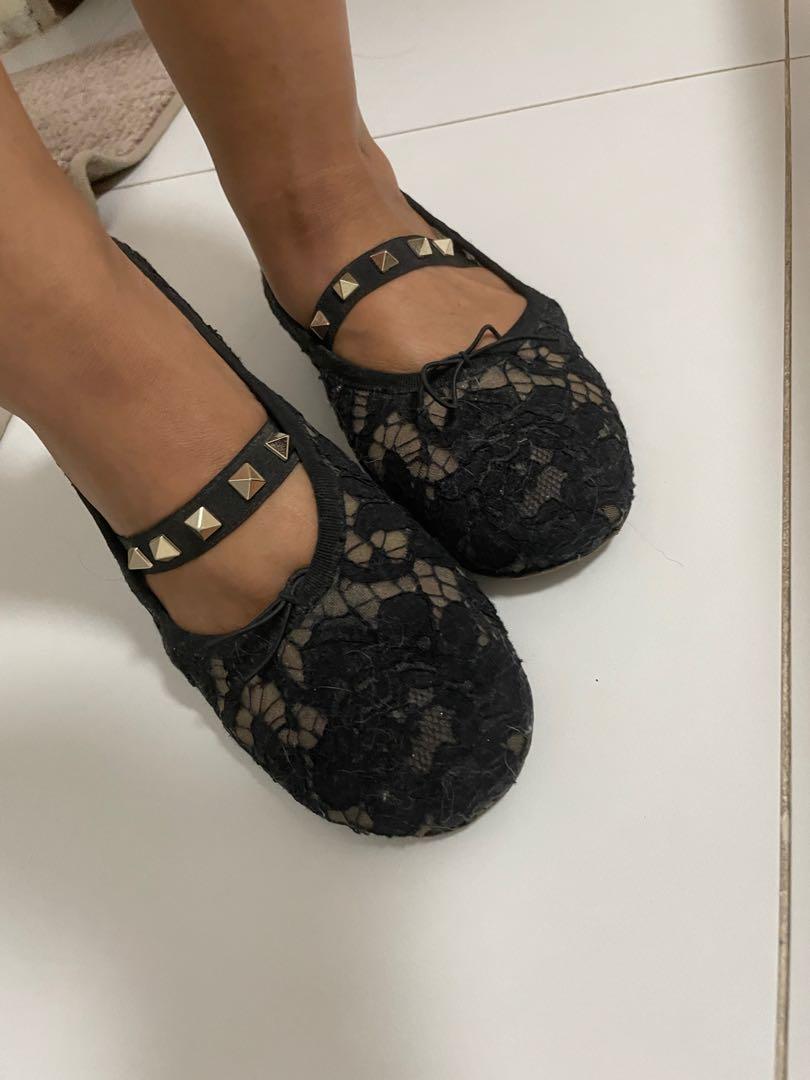 Valentino lace flats online