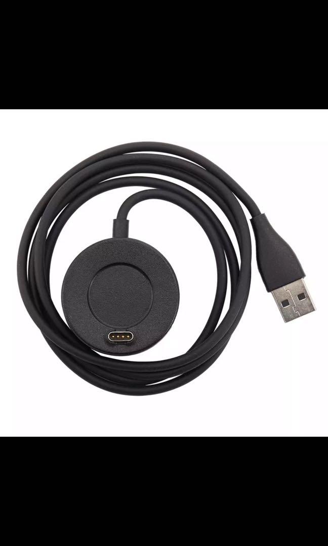 TUSITA USB Cable 3.3ft Garmin Vivosmart HR HR+ Charger With Screen Protector 