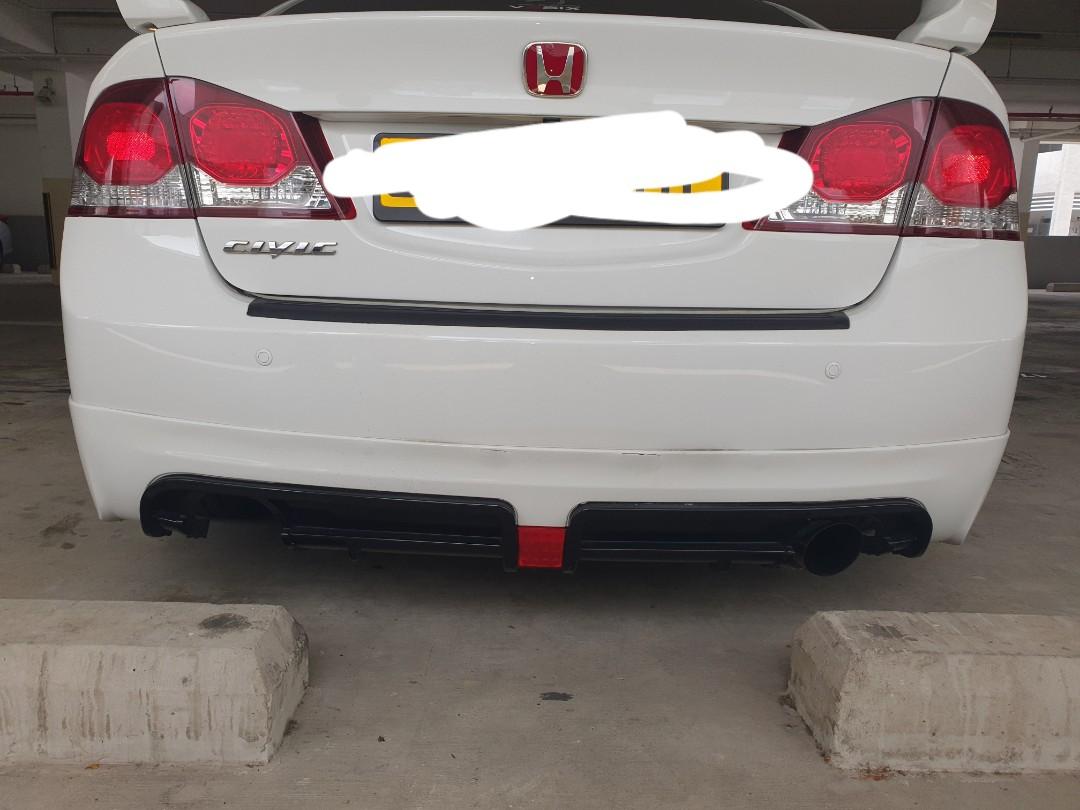 Mugen rr online rear bumper