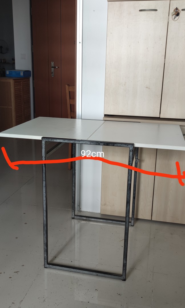 Folding table from ikea, Furniture & Home Living, Furniture, Tables
