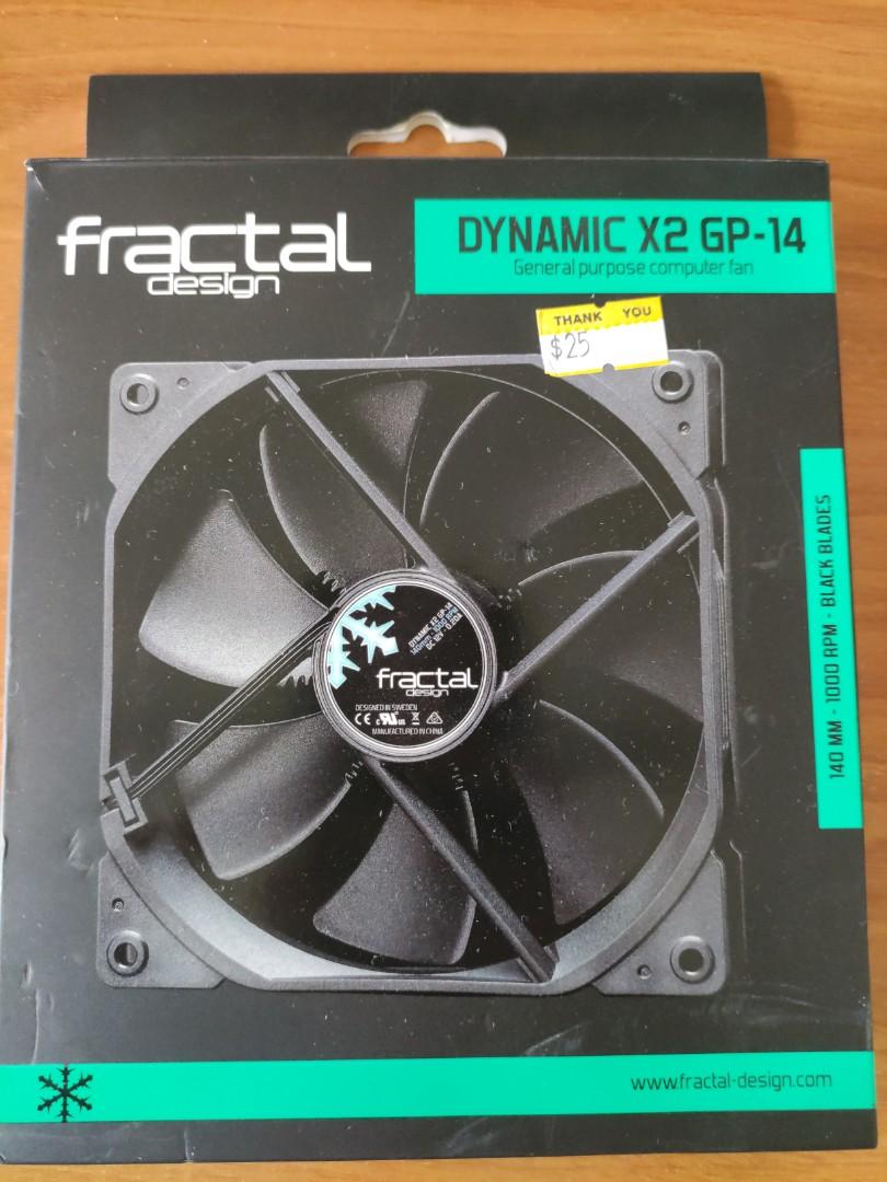 Fractal Design Dynamic X2 GP-14 140mm computer fan, Computers & Tech, Parts  & Accessories, Computer Parts on Carousell
