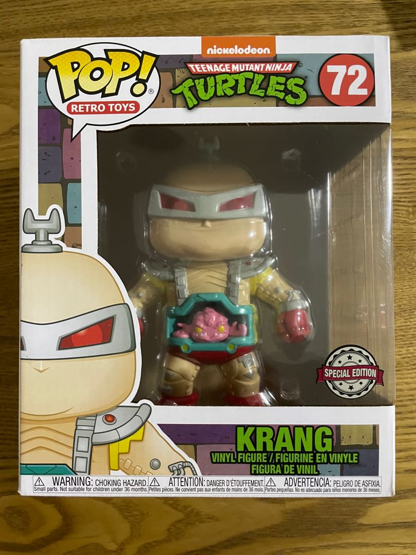 Funko Pop Krang N°72 Signé Par Pat Fraley (voix De Krang), édition Teenage Mutant Ninja Turtles