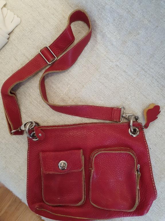 Genuine roots leather bag discount