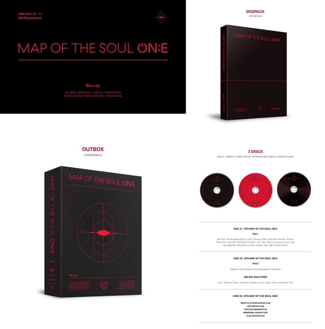 BTS MAP OF THE SOUL ON:E Blu-ray