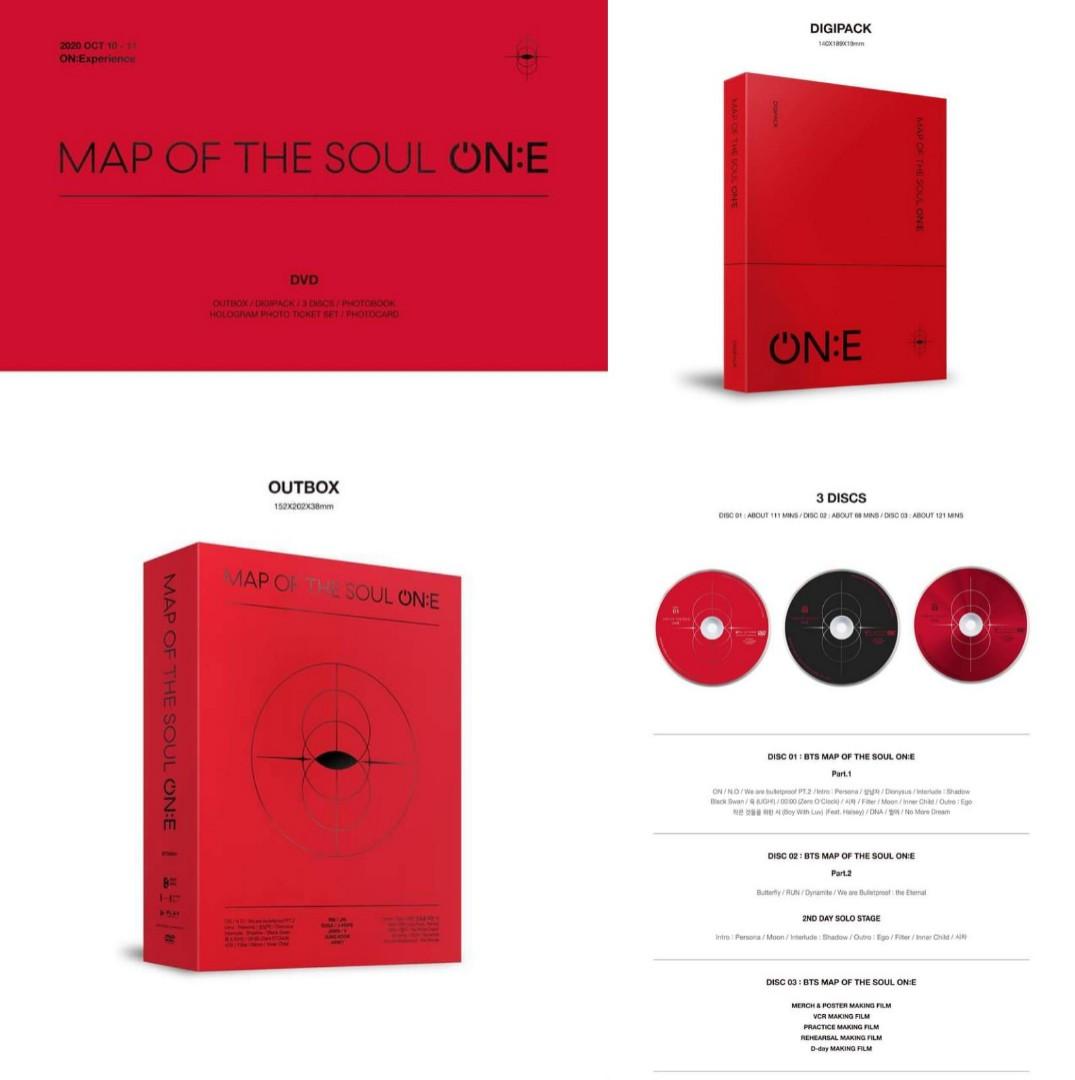 MAP OF THE SEOUL ON:E DVD