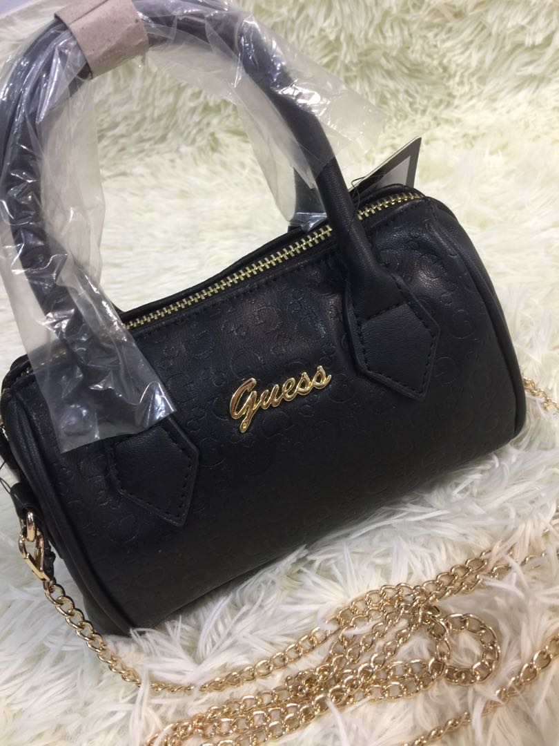GUESS Mini Barrel Bag Women s Fashion Bags Wallets Cross body