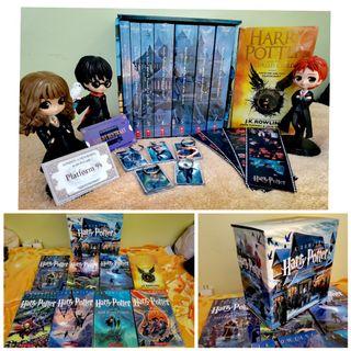 Harry Potter Bookset with Freebies Castle Edition Book 1-8 Complete Series