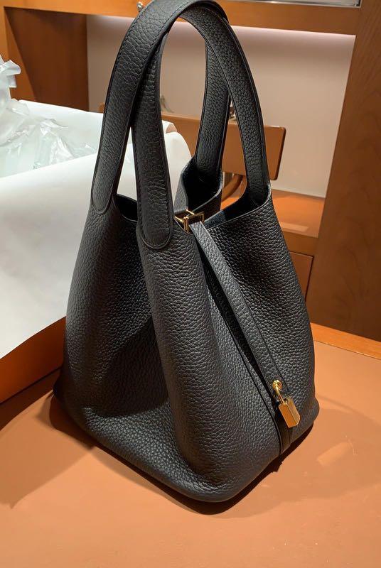 Hermes Picotin 22 Black GHW Luxury Bags Wallets on Carousell