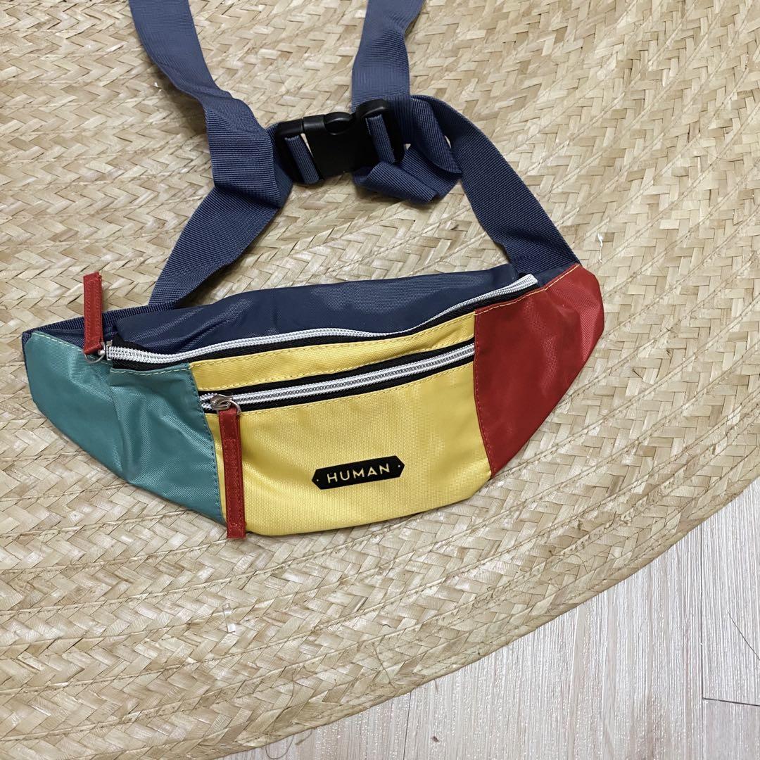 HUMAN Multi Colored Belt Bag