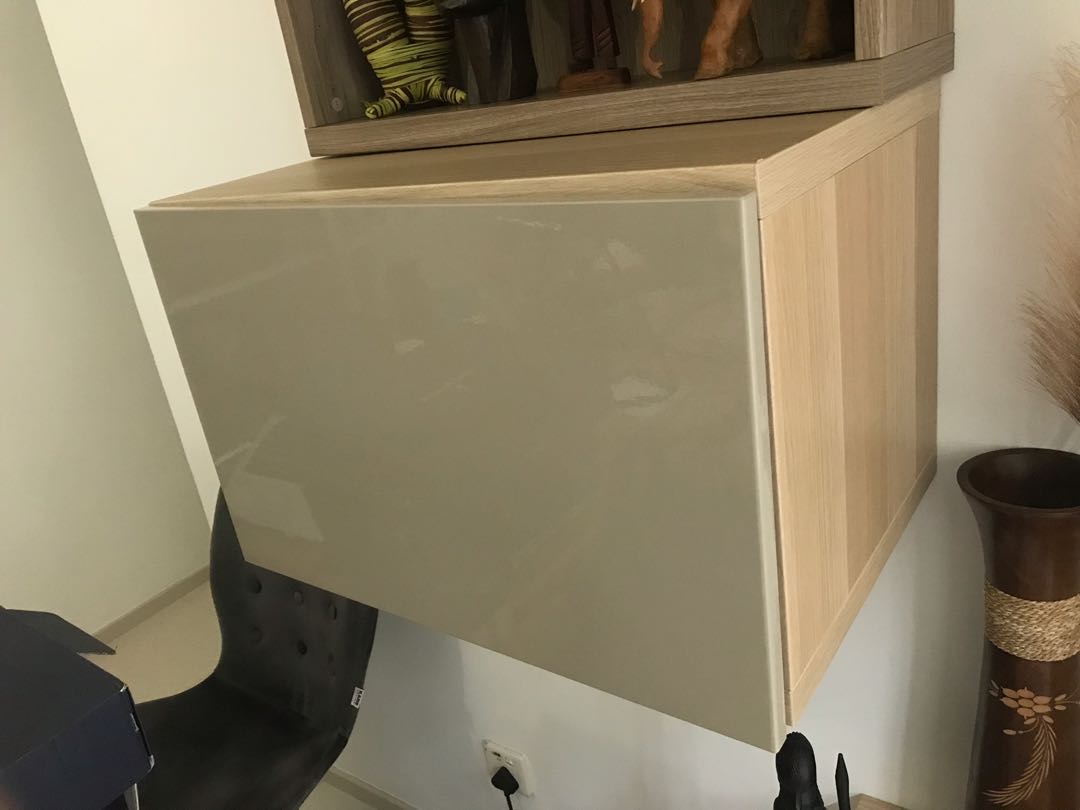 Floating Ikea Besta Boxes, Furniture & Home Living, Furniture, Shelves