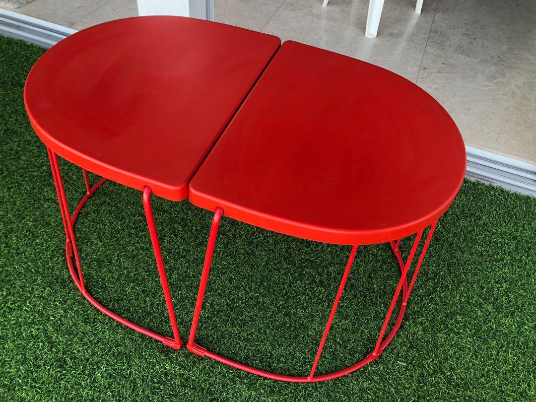 IKEA Stool/side table, in/outdoor, Furniture & Home Living, Furniture