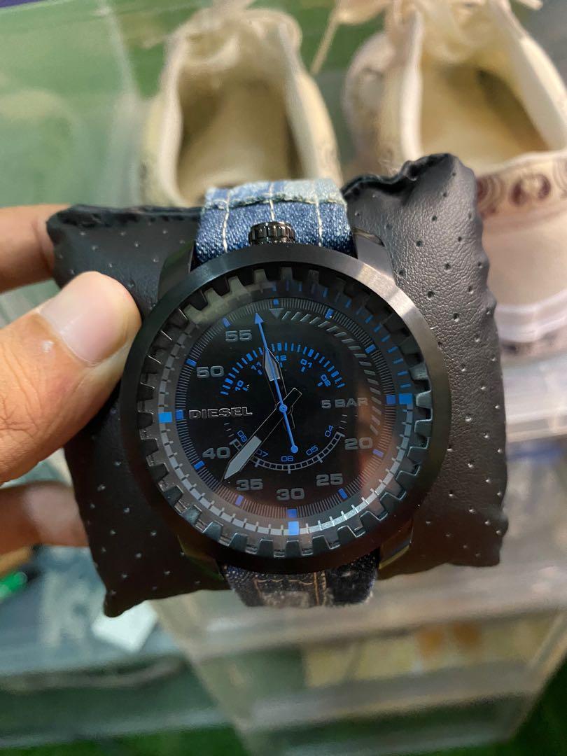 Diesel denim watch clearance