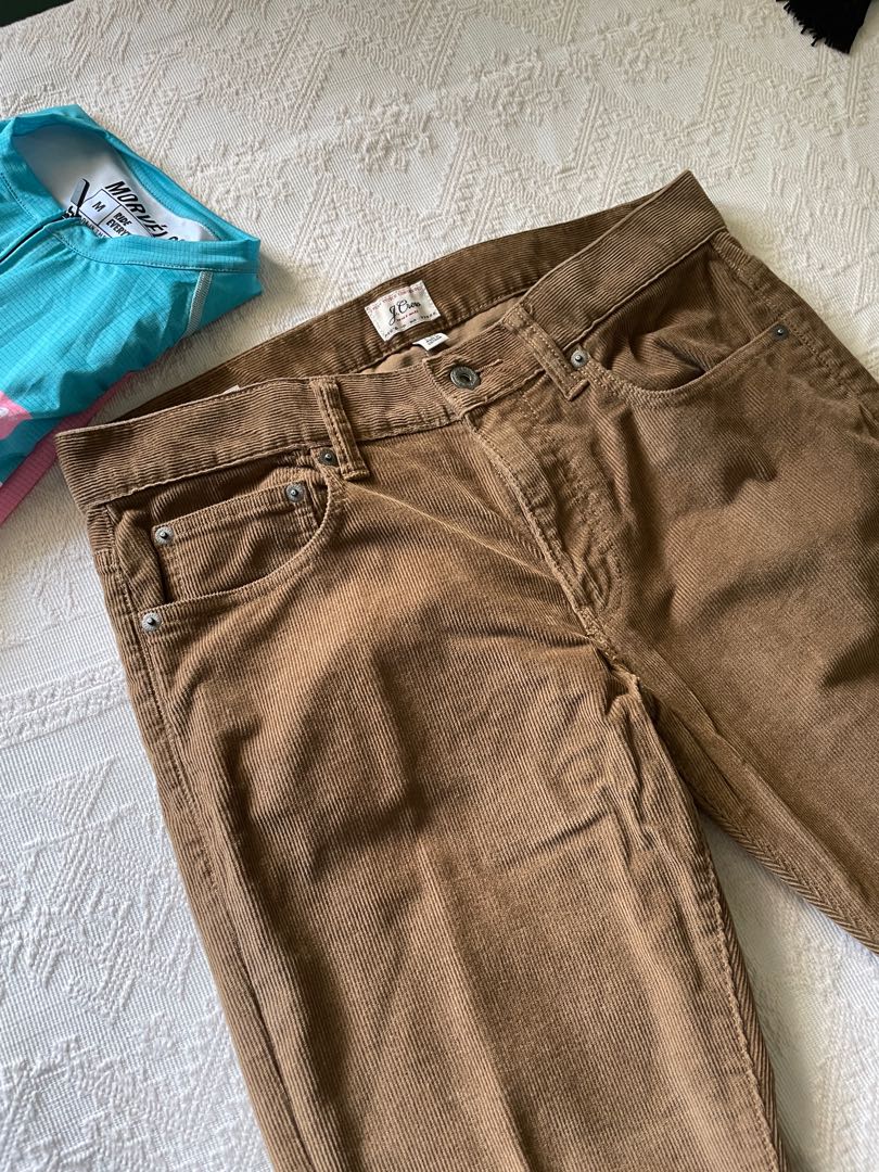 J.Crew Corduroy 484 Slim Brown Pants 